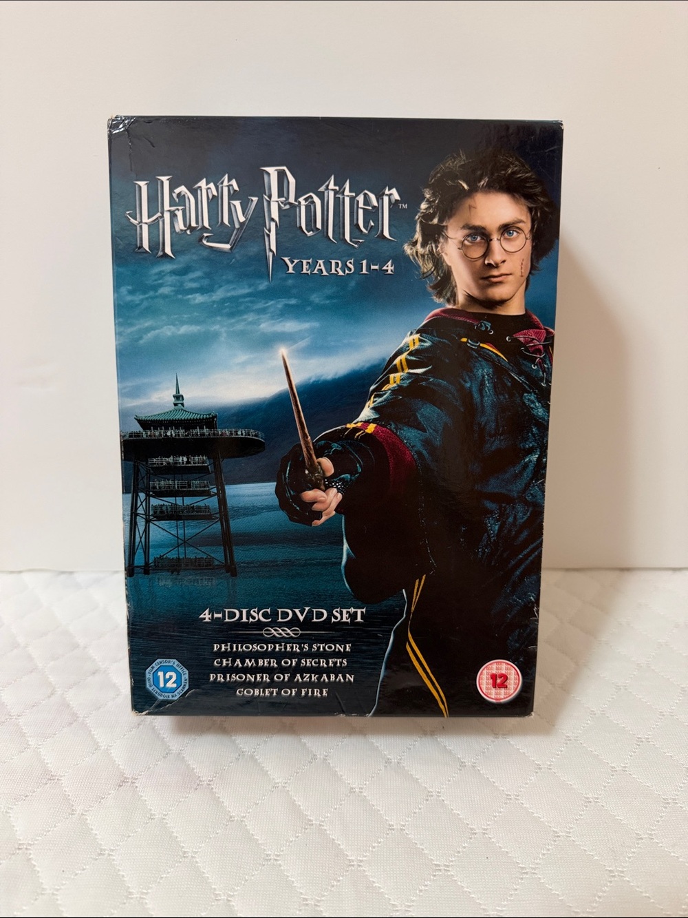 Warner Bros. Harry Potter DVD Box Blue Teal. 4 DVDs Set. Region 2